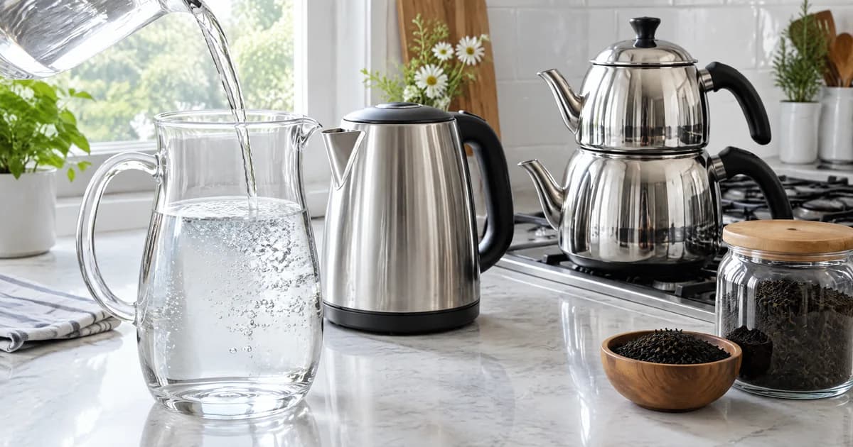 Çay Demlemek İçin Hangi Su Kullanılmalı? Kireç, Filtre ve Isı